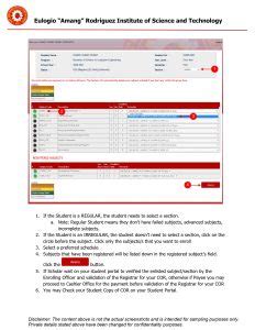 earist admission 2023 to 2024|EARIST Advisory: Online Enrollment Procedure Enrollment is.